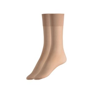 esmara® Dámské podpůrné podkolenky, 2 páry (39/42, béžová)