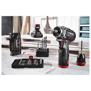 Parkside Performance® Sada s aku vrtacím šroubovákem Pbspa 12 C3