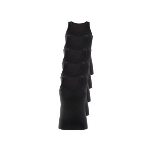 esmara® Dámské tílko, 5 kusů (M (40/42), černá)