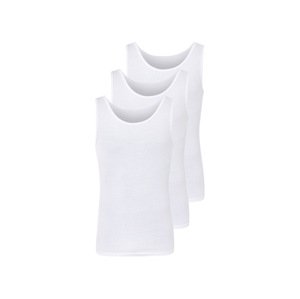 Livergy® Pánský nátělník, 3 kusy (7/Xl, bílá)