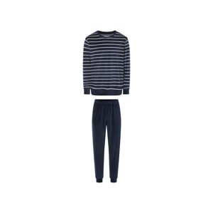 Livergy® Pánské pyžamo (XL (56/58), pruhy / navy modrá)