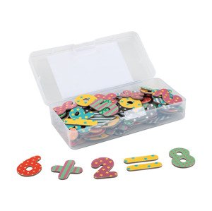 Playtive Box s magnety (čísla a symboly, 90 kusů)