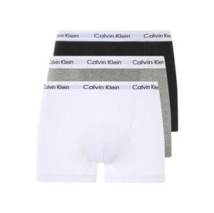 Calvin Klein Pánské boxerky, 3 kusy (M, černá/bílá/šedá)
