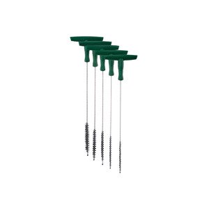 Parkside® Drátěný kartáč s rukojetí / Sada drátěných kartáčů (sada kartáčů na čištění vrtaných otvorů, 5dílná)