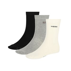 Mexx Dámské ponožky, 3 páry (35/38, šedá/bílá/černá)