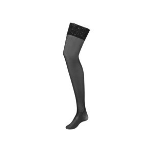 esmara® Dámské samodržící punčochy 20 DEN (S (36/38), černá)
