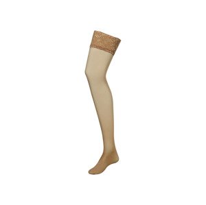 esmara® Dámské samodržící punčochy 20 DEN (S (36/38), béžová)