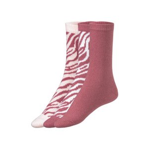 esmara® Dámské ponožky, 3 páry (světle růžová, 39-42)