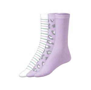 esmara® Dámské ponožky, 3 páry (lila, 35-38)