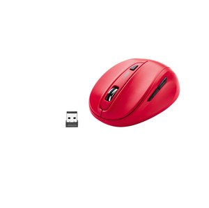 Silvercrest® Optická bezdrátová myš (červená)