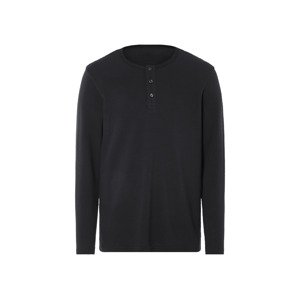Livergy® Pánské triko s dlouhými rukávy (XL (56/58), černá)