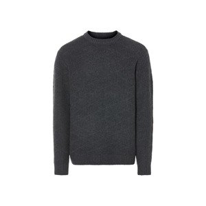 Livergy® Pánský pletený svetr (L (52-54), šedá)