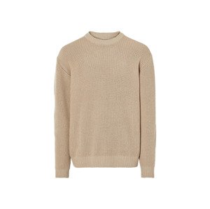 Livergy® Pánský pletený svetr (XL (56/58), béžová)