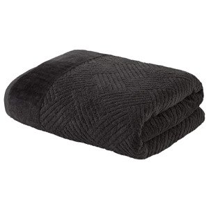 Livarno home Froté osuška, 100 x 150 cm, 500 g/m2 (černá)