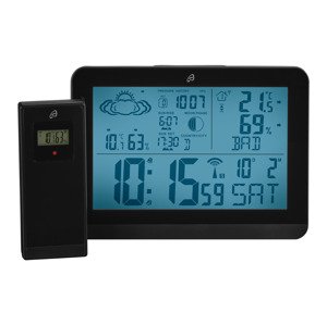 Auriol® Bezdrátová meteostanice (černá)