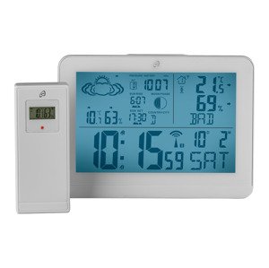 Auriol® Bezdrátová meteostanice (bílá)