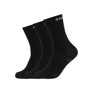 Skechers Dámské / Pánské ponožky, 4 páry (39-42, černá ponožky)