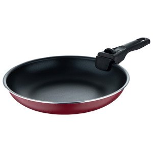 Bergner Sada pánve a rendlíku Click+Cook, 4dílná (sada pánví, červená)