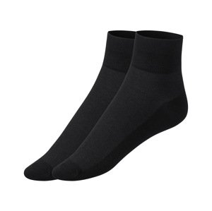 esmara® Dámské nízké ponožky s BIO bavlnou, 3 páry (39-42, černá)