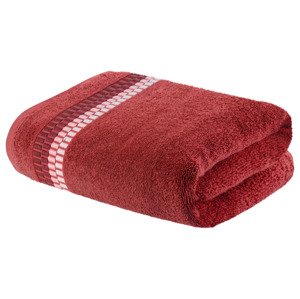 Livarno home Froté osuška, 70 x 140 cm, 450 g/m2 (červená)