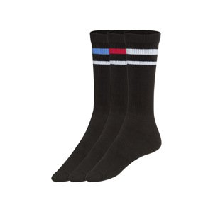 Livergy® Pánské ponožky, 3 páry (43-46, černá)