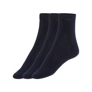 esmara® Dámské ponožky, 3 páry (39-42, navy modrá)