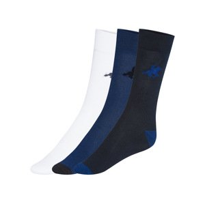 Livergy® U.s. Grand Polo Pánské ponožky, 3 páry (navy modrá / modrá / bílá, 39/42)