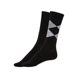 Livergy® Pánské podkolenky s BIO bavlnou, 2 páry (43-46)