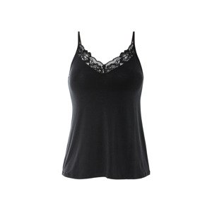esmara® Dámská košilka se špagetovými ramínky (XL (48/50), černá)