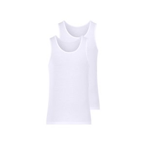 Livergy® Pánský nátělník s BIO bavlnou, 2 kusy (7/Xl)