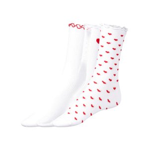 esmara® Dámské ponožky, 3 páry (39-42, bílá)