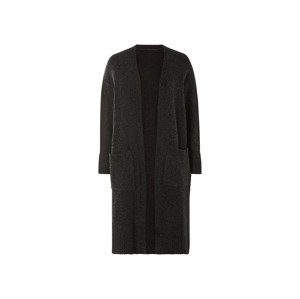 esmara® Dámský dlouhý kardigan (Xs(32/34), černá)