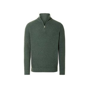 Livergy® Pánský pletený svetr (L (52/54), zelená)