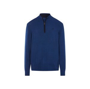 Livergy® Pánský pletený svetr (XL (56/58), modrá)