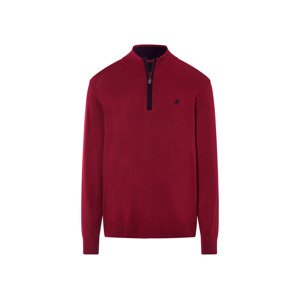 Livergy® Pánský pletený svetr (XL (56/58), červená)