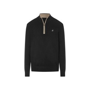 Livergy® Pánský pletený svetr (M (48/50), černá)