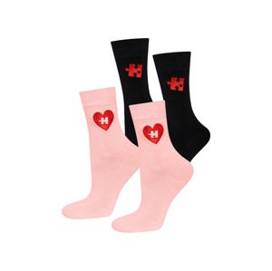 Soxo Dámské ponožky, 2 páry (puzzle)