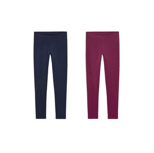 pepperts!® Dívčí legíny, 2 kusy (146/152, tmavě modrá / červená)