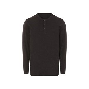 Livergy® Pánské triko s dlouhými rukávy (černá, L (52/54))