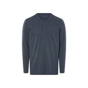Livergy® Pánské triko s dlouhými rukávy (navy modrá, L (52/54))