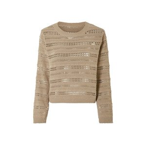esmara® Dámský pletený svetr (béžová, S(36/38))