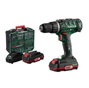 Parkside® Sada s aku vrtacím šroubovákem Pabs 20-Li G8
