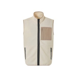 Livergy® Pánská fleecová vesta (XL (56/58), béžová)