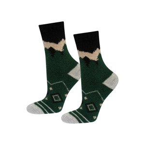 Soxo Dámské / Pánské ponožky (zelená, 41-45)