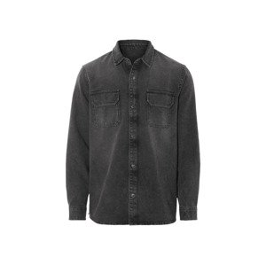 Livergy® Pánská džínová košile (černá, L (41/42))