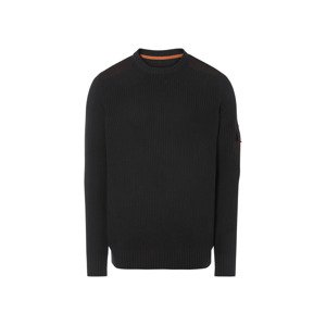 Livergy® Pánský úpletový svetr (černá, Xl(56/58))