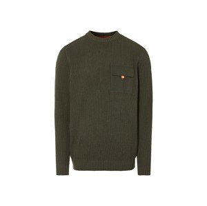 Livergy® Pánský úpletový svetr (zelená, S (44/46))