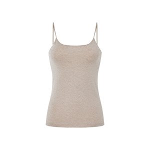 esmara® Dámský top se špagetovými ramínky (béžová, S(36/38))