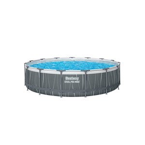 Bestway Bazén s ocelovým rámem Steel Pro Max, Ø 4,57 x 1,07 m, šedá