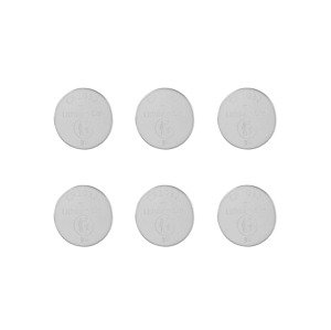 Tronic® Knoflíkové baterie, 6 kusů (lithiové baterie Cr2032)